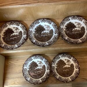 Romance England Ironstone plates